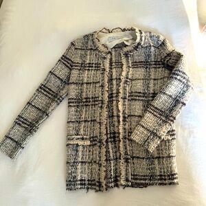 Iro open cardigan jacket